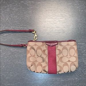COACH wristlet wallet